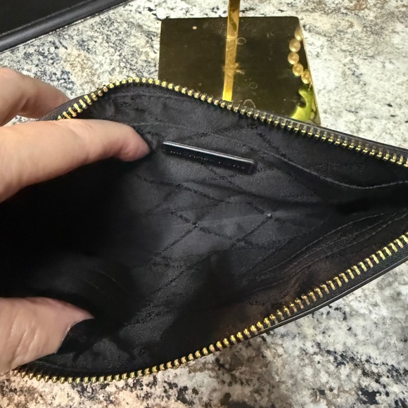 Michael Kors Black and White Patterned Women's pouch - Picture 3 of 6